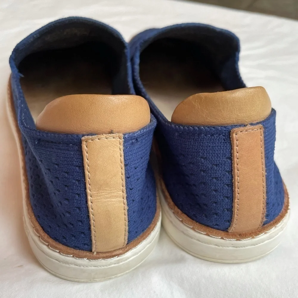 Ugg Sammy Slip On Woven Sneakers Navy‎ Blue Sz 7.5